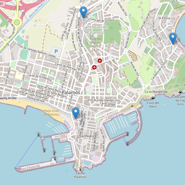 Mapa de iglesias en Palamós Thumbnail