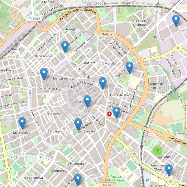 Mapa de iglesias en Reus Thumbnail