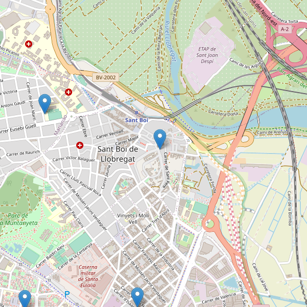 Mapa de iglesias en Sant Boi de Llobregat Thumbnail