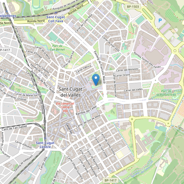 Mapa de iglesias en Sant Cugat del Vallès Thumbnail