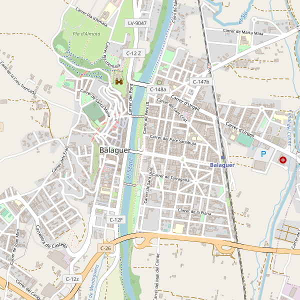 Mapa de mercados en Balaguer Thumbnail