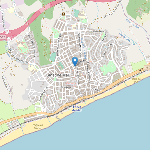 Mapa de mercados en Canet de Mar Thumbnail