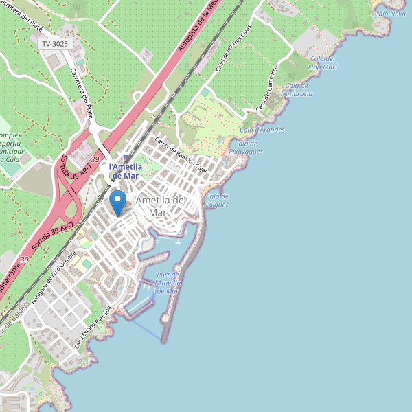 Mapa de mercados en l'Ametlla de Mar Thumbnail