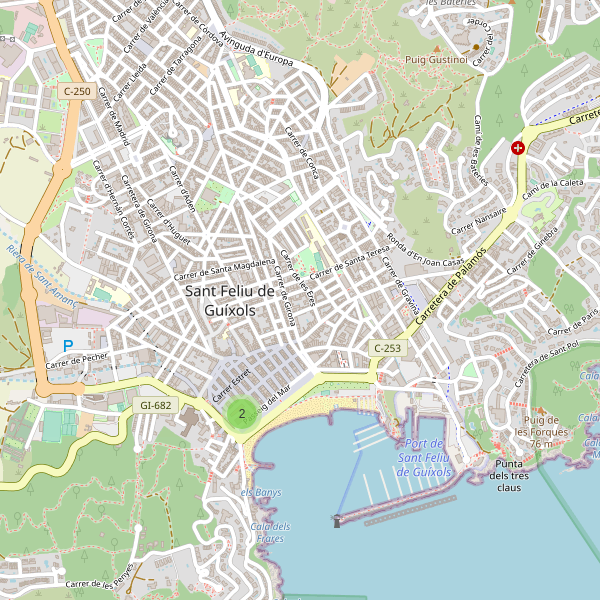 Mapa de mercados en Sant Feliu de Guíxols Thumbnail