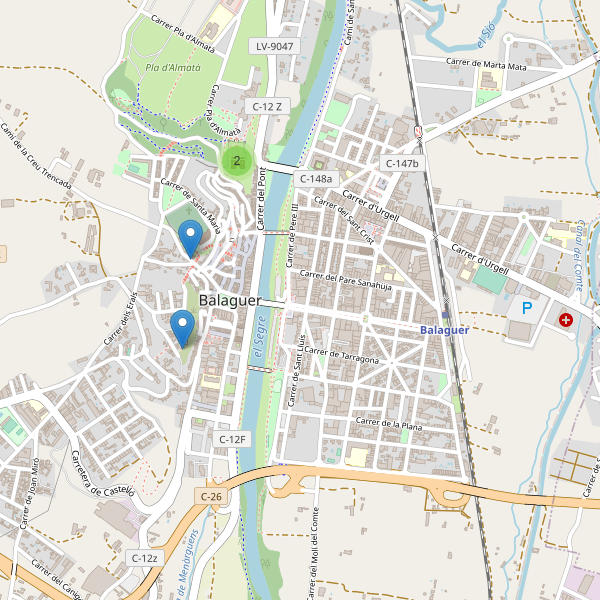 Mapa de monumentos en Balaguer Thumbnail