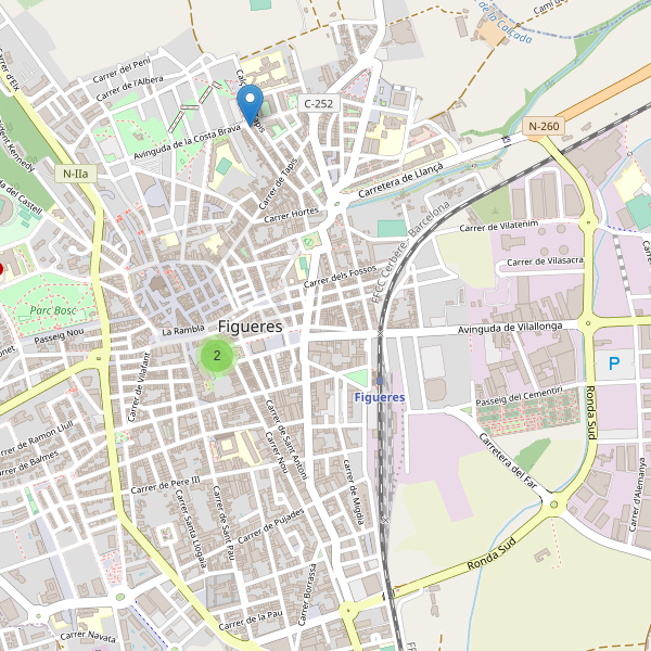 Mapa de monumentos en Figueres Thumbnail