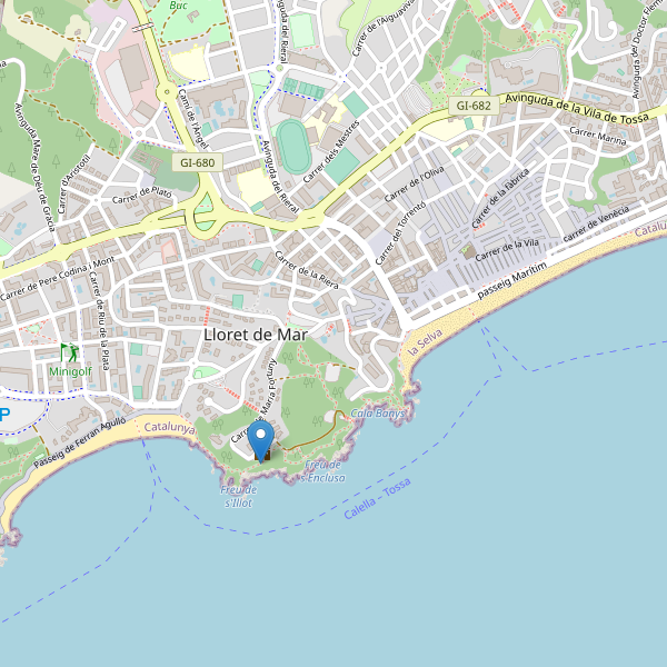 Mapa de monumentos en Lloret de Mar Thumbnail