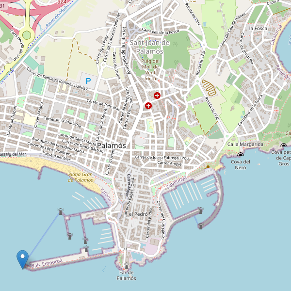 Mapa de monumentos en Palamós Thumbnail