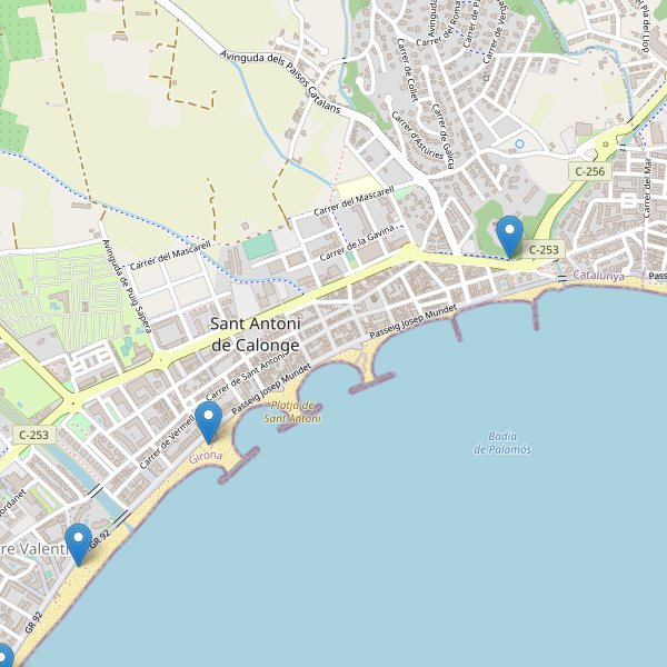 Mapa de monumentos en Sant Antoni de Calonge Thumbnail