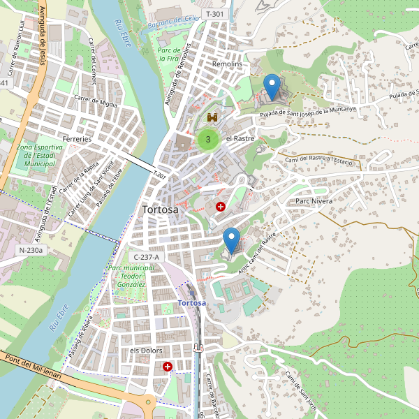 Mapa de monumentos en Tortosa Thumbnail