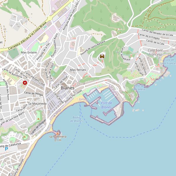 Thumbnail Mapa de museos en Blanes