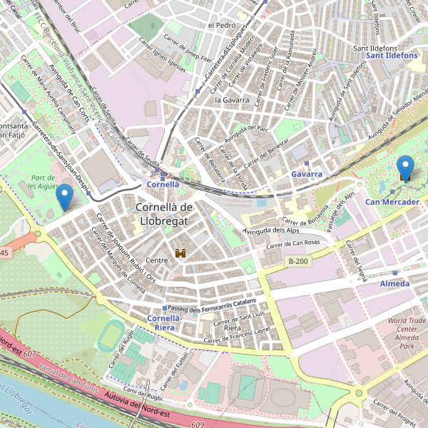 Thumbnail Mapa de museos en Cornellà de Llobregat