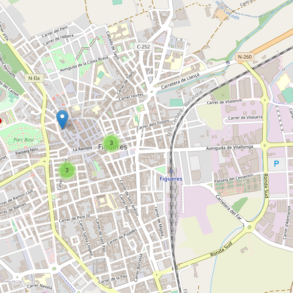 Thumbnail Mapa de museos en Figueres