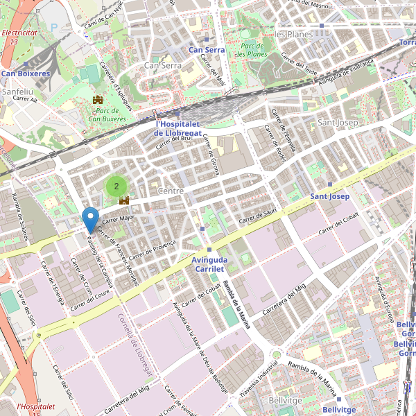 Thumbnail Mapa de museos en l'Hospitalet de Llobregat