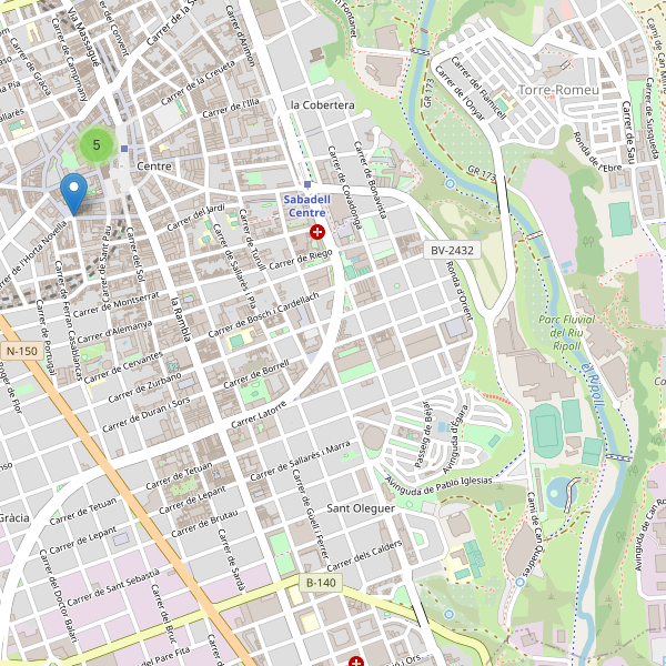 Thumbnail Mapa de museos en Sabadell