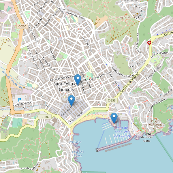 Thumbnail Mapa de museos en Sant Feliu de Guíxols