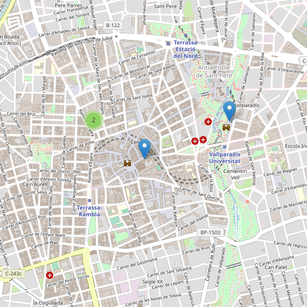 Thumbnail Mapa de museos en Terrassa