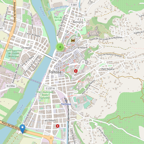 Thumbnail Mapa de museos en Tortosa