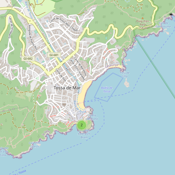 Thumbnail Mapa de museos en Tossa de Mar