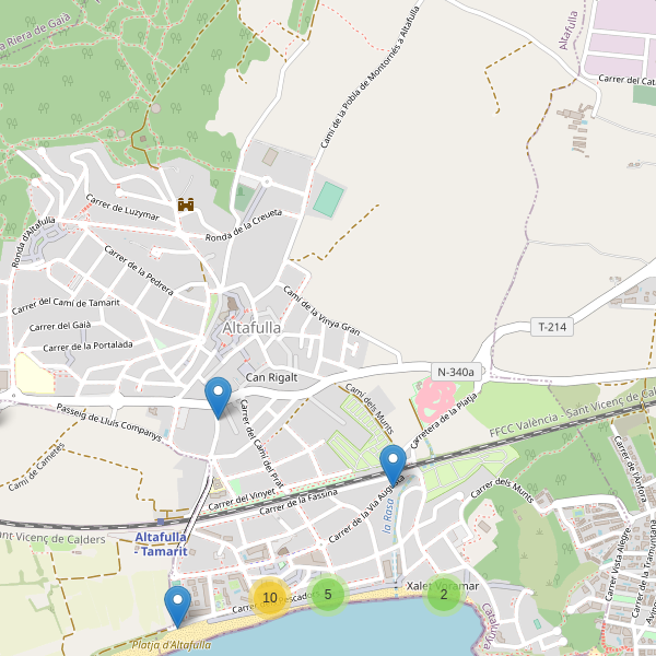 Thumbnail Mapa de restaurantes en Altafulla