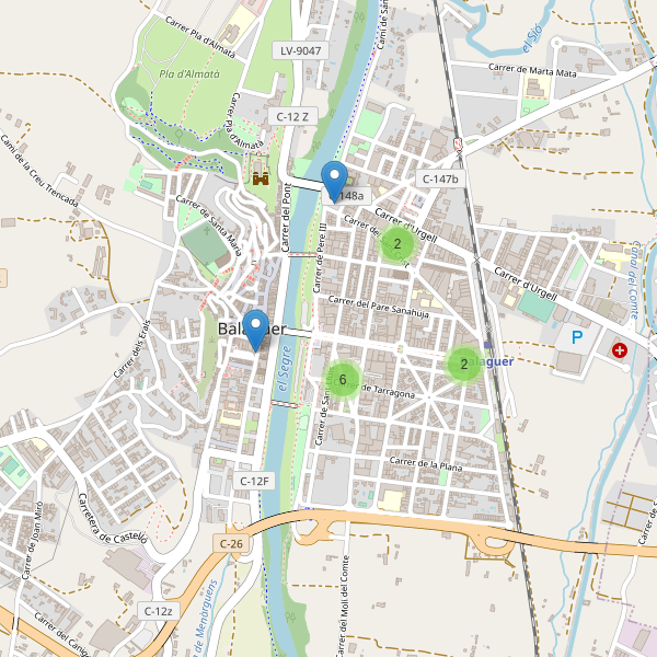 Thumbnail Mapa de restaurantes en Balaguer