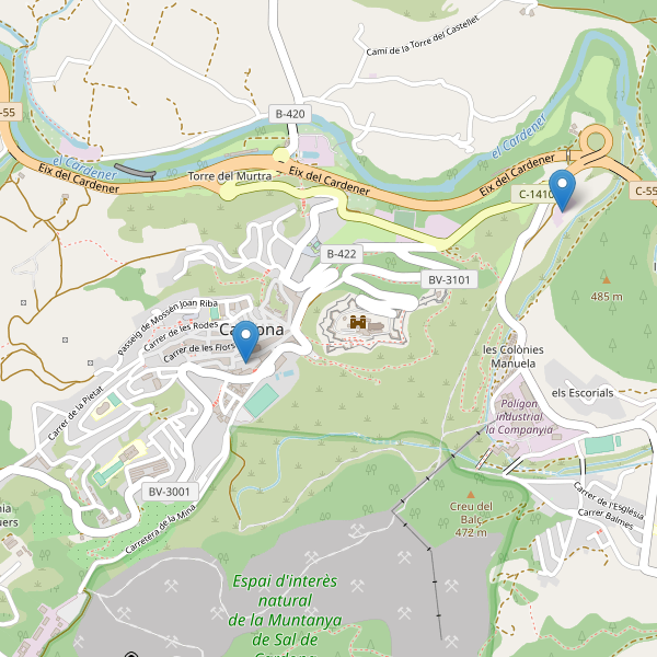 Thumbnail Mapa de restaurantes en Cardona