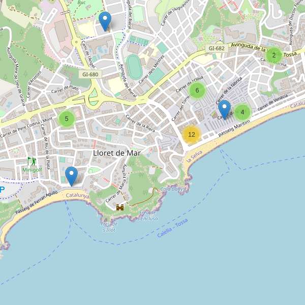 Thumbnail Mapa de restaurantes en Lloret de Mar