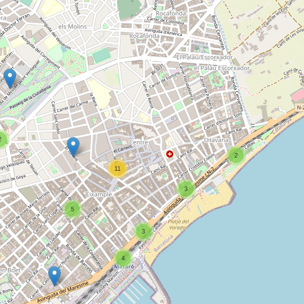 Thumbnail Mapa de restaurantes en Mataró