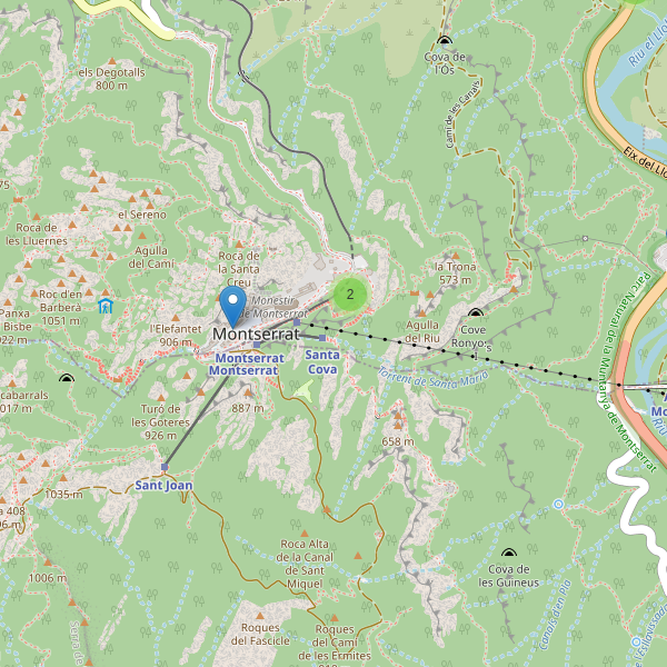 Thumbnail Mapa de restaurantes en Montserrat (B)
