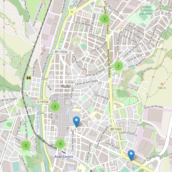 Thumbnail Mapa de restaurantes en Rubí