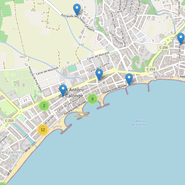 Thumbnail Mapa de restaurantes en Sant Antoni de Calonge