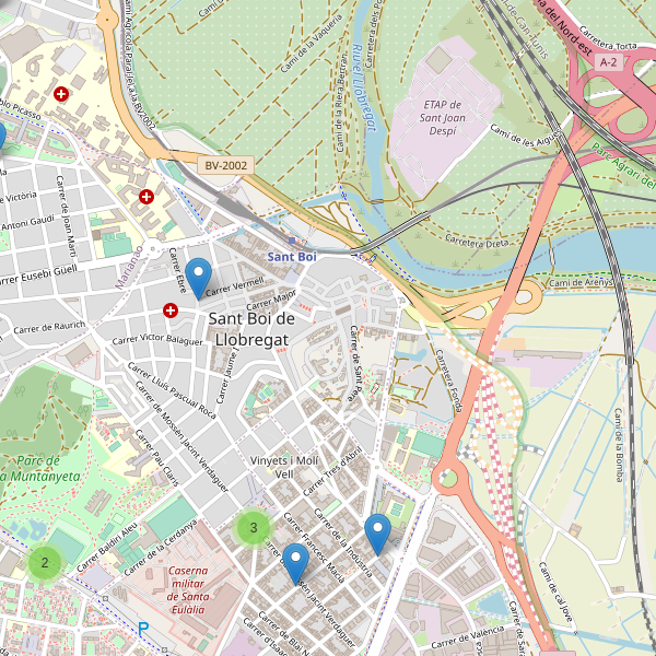 Thumbnail Mapa de restaurantes en Sant Boi de Llobregat