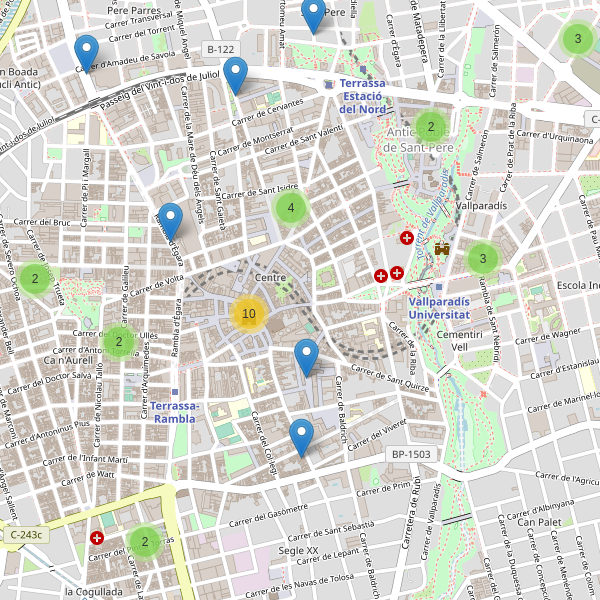 Thumbnail Mapa de restaurantes en Terrassa
