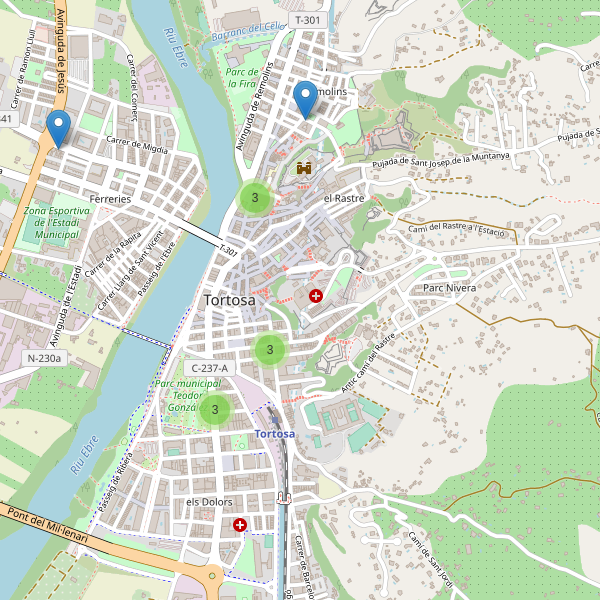 Thumbnail Mapa de restaurantes en Tortosa