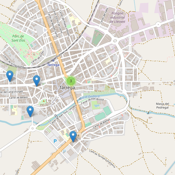 Thumbnail Mapa de restaurantes en Tàrrega