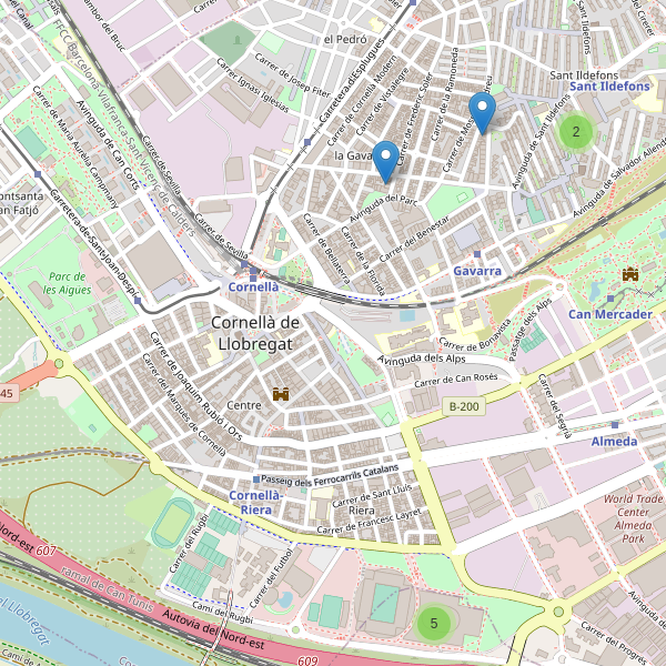 Mapa de ropa en Cornellà de Llobregat Thumbnail