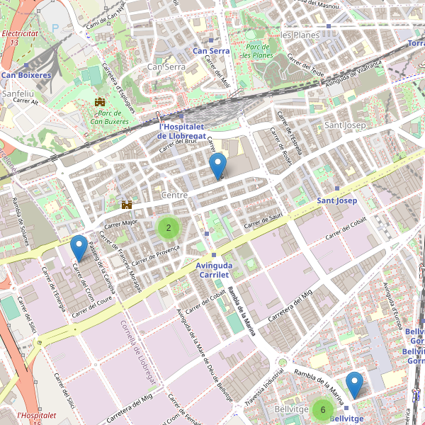 Mapa de ropa en l'Hospitalet de Llobregat Thumbnail