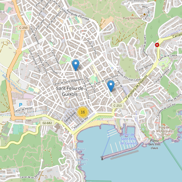 Mapa de ropa en Sant Feliu de Guíxols Thumbnail