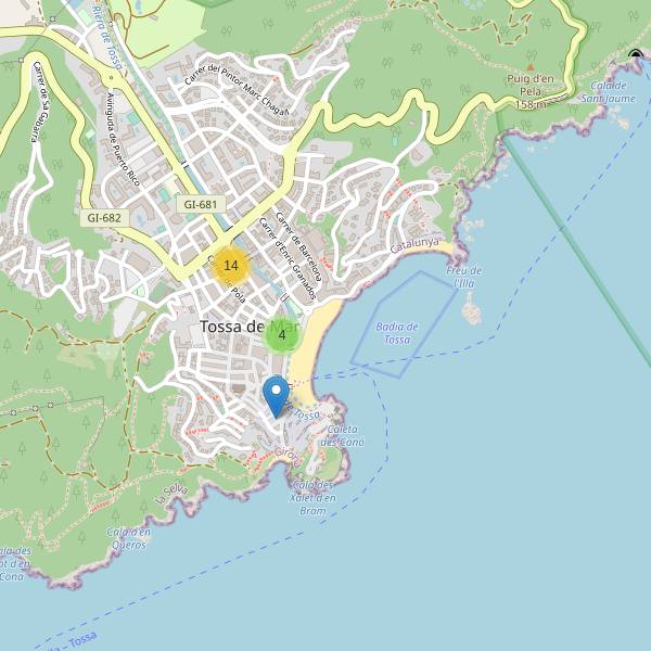 Mapa de ropa en Tossa de Mar Thumbnail