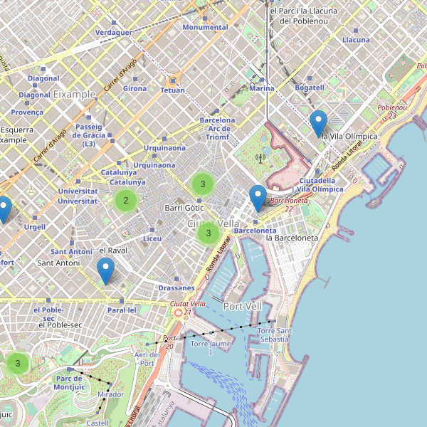 Mapa de sitios-arqueologicos en Barcelona Thumbnail