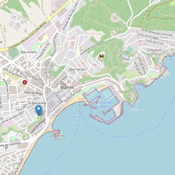 Mapa de sitios-arqueologicos en Blanes Thumbnail