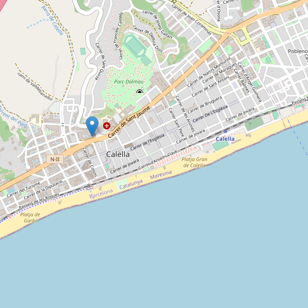 Mapa de sitios-arqueologicos en Calella Thumbnail