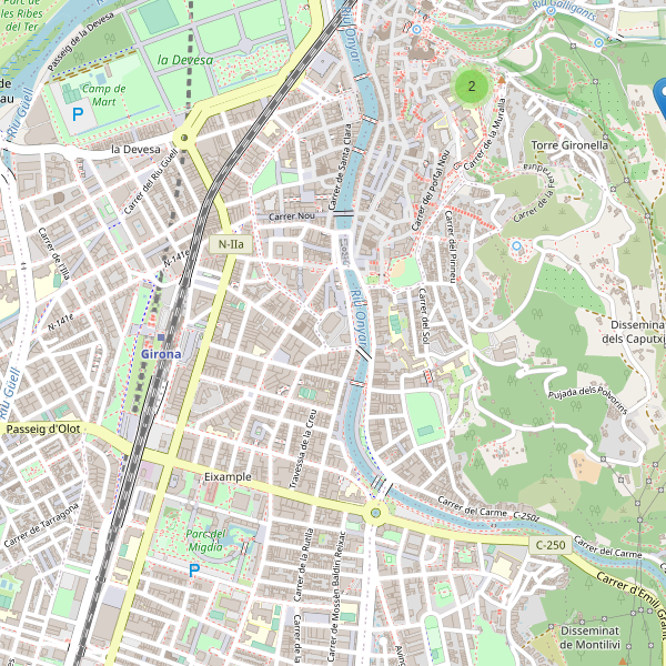 Mapa de sitios-arqueologicos en Girona Thumbnail