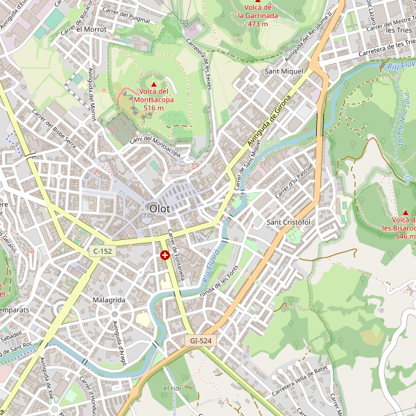 Mapa de sitios-arqueologicos en Olot Thumbnail