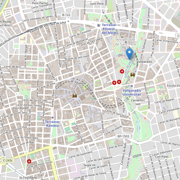 Mapa de sitios-arqueologicos en Terrassa Thumbnail
