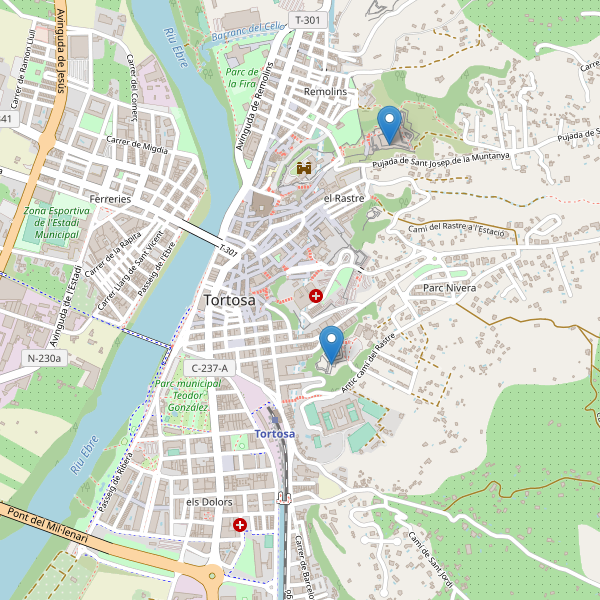 Mapa de sitios-arqueologicos en Tortosa Thumbnail