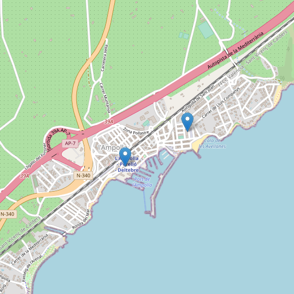 Thumbnail Mapa de supermercados en l'Ampolla