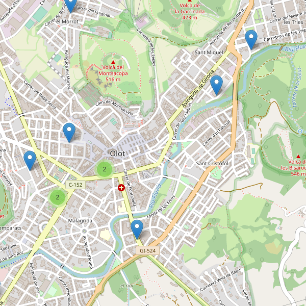 Thumbnail Mapa de supermercados en Olot