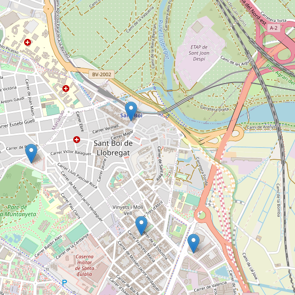 Thumbnail Mapa de supermercados en Sant Boi de Llobregat