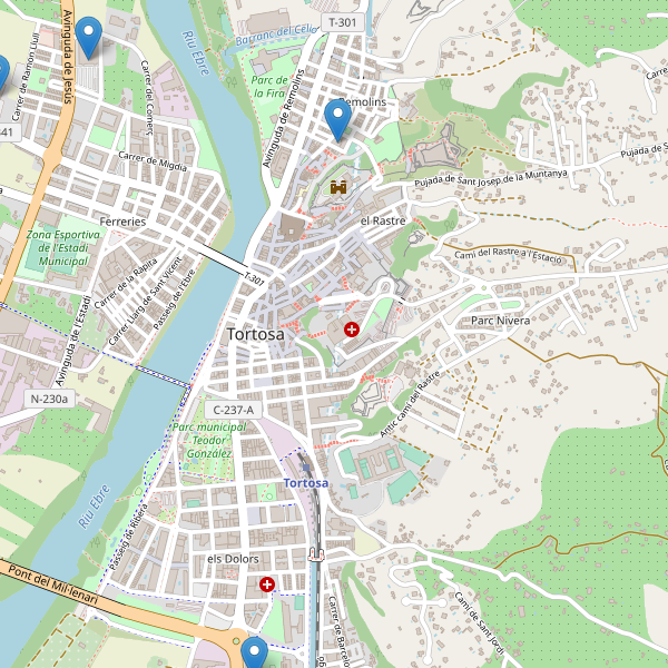 Thumbnail Mapa de supermercados en Tortosa